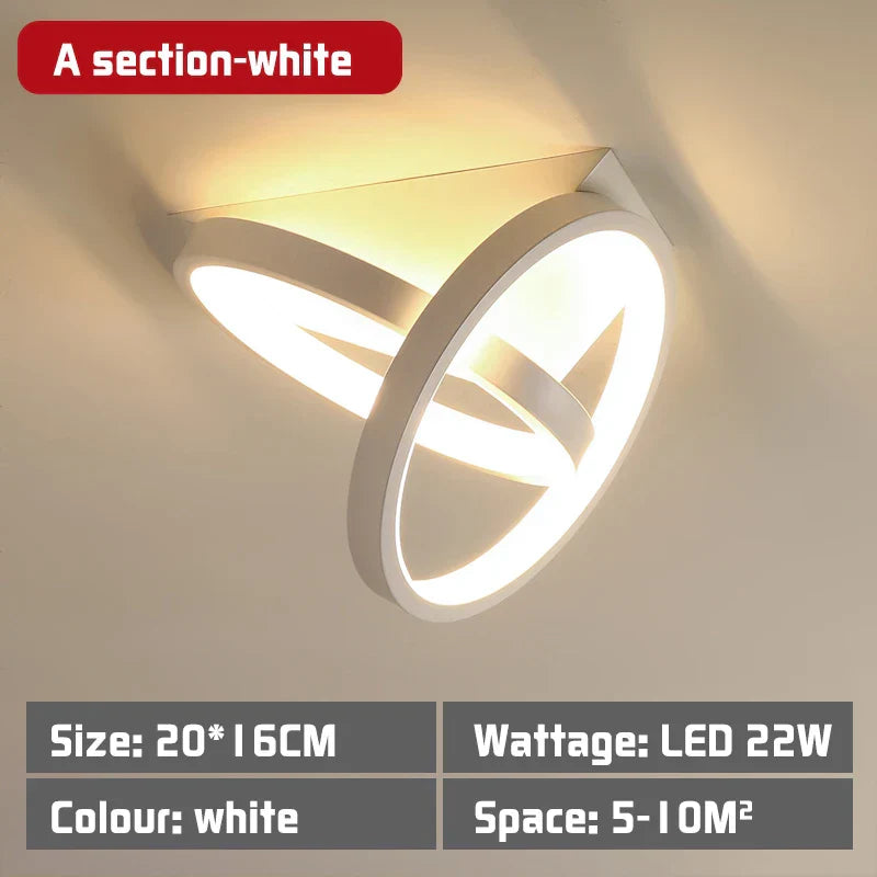 Minimalist Nordic Wall Lamp for Balcony Porch Corridor LED Lighting