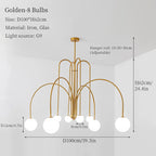 LED Pendant Chandelier for Living Room Bedroom Decor