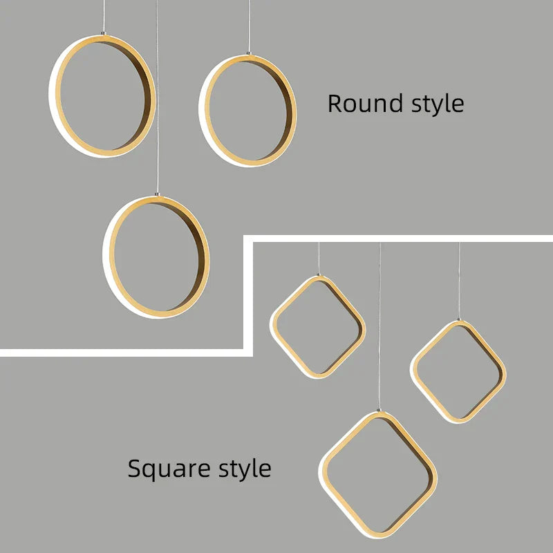 Modern Chandelier Luxury Villa Staircase Lighting by Afralia™