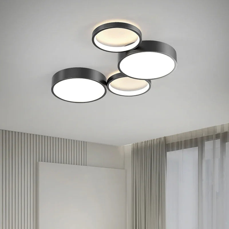 Modern Circles LED Ceiling Light for Living Room Bedroom