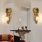 Nordic Mermaid Resin Wall Lamp LED Creative Decor for Living Room and Bedroom