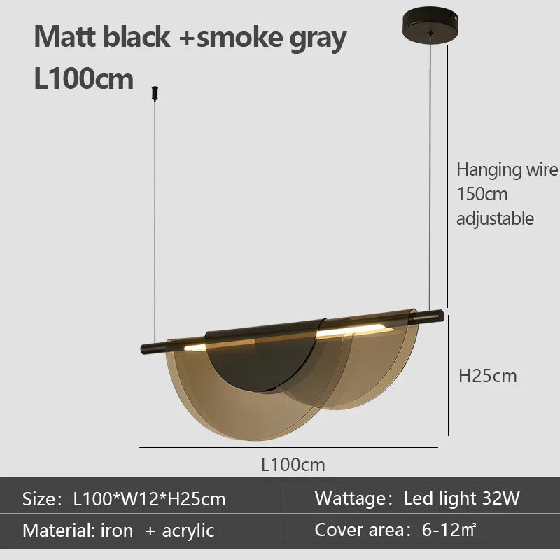 Nordic Minimalist LED Chandelier for Dining Room Table Pendant Lights