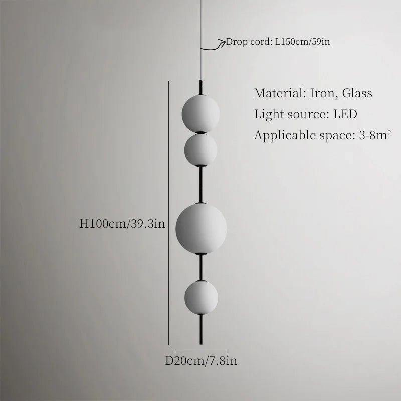 Modern Minimalist Bedside Chandelier for Home Décor