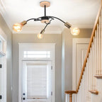 Iron Wrought Chandelier LED Ceiling Light Fixture Modern Vintage Decor Lighting