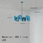 Modern Plastics Chandelier for Dinning Room Art Decor Pendant Lighting