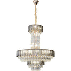 Crystal Chandelier: Postmodern Multi-layer Luxury for Villa, Hotel Lobby, and Living Room