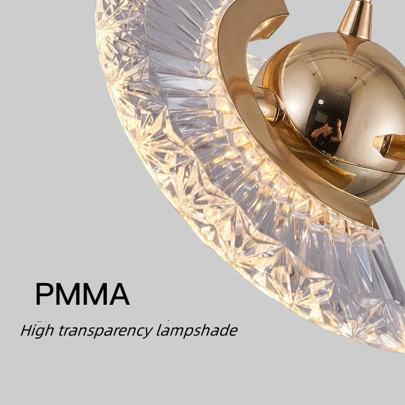 Rotatable LED Pendant Lamp for Modern Indoor Living Room Art Decor Lighting