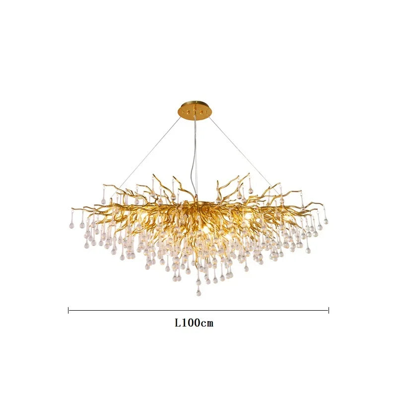 Crystal Ceiling Chandelier: Modern Luxury for Living, Dining, Bedroom, Hotel, Hall Décor