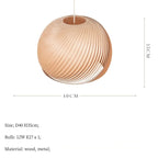 Wood Veneer Pendant Lights for Dining Room Décor