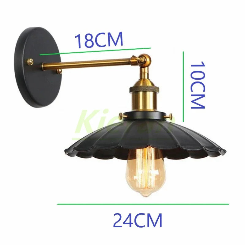 Modern Pleated Skirt LED Wall Lamp for Living Room Decor