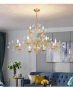 Crystal Chandelier: Modern LED Pendant Lamp for Living, Dining, Bedroom, Kitchen. Vintage American Style.
