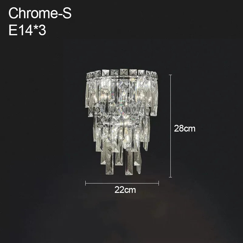 Modern Crystal Wall Lamp for Home Decor