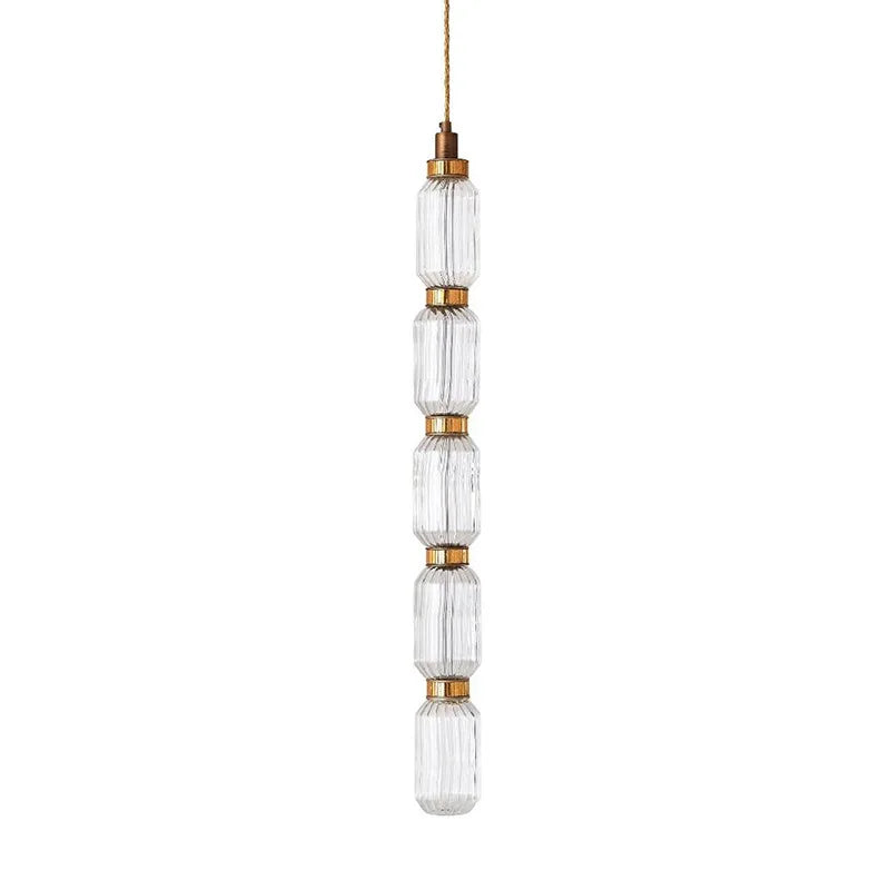Amber Glass Pendant Light: Vintage American Style for Hotel Bedroom, Restaurant, Bar