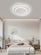 Modern Ripple LED Ceiling Chandelier for Living Room Bedroom Study Decor