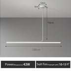 Modern LED Dining Room Chandelier & Bar Table Pendant Light