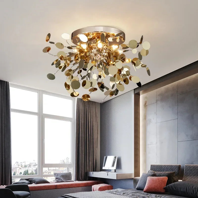 Stainless Steel LED Wall Lamp with Modern Nordic Design for Home and Hotel