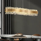 Modern Crystal Chandelier Pendant Lights LED Luxury Living Room Kitchen Island