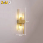 Crystal Wall Lamp: Elegant LED Indoor Lighting for Living Room, Bedroom, Hotel, and TV Background