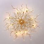 Elegant Gold Crystal Chandelier for Modern Luxury Living Spaces