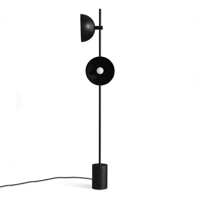 Modern Black Double Shade Floor Lamp for Stylish Home Decor