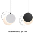 Crescent Moon LED Pendant Chandelier for Modern Minimalist Decor