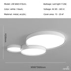 Smart LED Metal Ceiling Light for Living Room Bedroom Lighting Fixtures