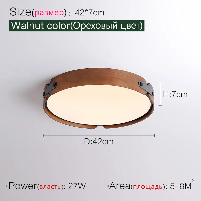 Modern Minimalist Round Ceiling Lights LED Living Room Lamp