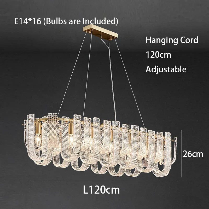 Dimmable LED Copper Ceiling Chandelier for Luxurious Living Room Lighting