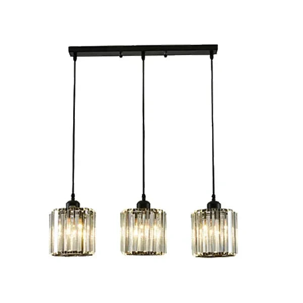 Crystal Trio Pendant Light for Modern Spaces