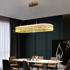 2024 Modern Crystal LED Chandelier for Living & Dining Room Decor