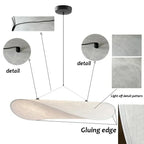 Silk LED Ceiling Chandelier - Handmade Pendant Hanging Lamp for Living Room