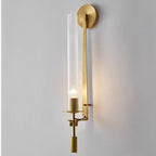 Gold Glass Wall Lamp: Modern Nordic Sconce for Living Room, Bedroom, Porch, Dining Decor