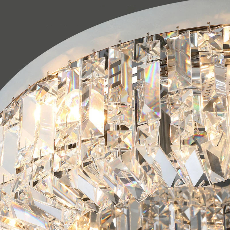 Luxury Crystal Chandelier Gold Ceiling Light for Dining Living Room