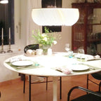 Wabi Sabi Parchment Ceiling Lamp: Elegant Japan Pendant Light for Home Decor.