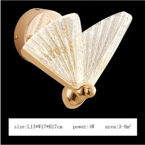 Butterfly LED Pendant Lamp: Modern Luxury Decor for Staircase, Bedroom, Aisle.