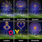 Solar Firework Fairy Lights Outdoor Decoration for Garden, Patio, Party