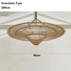 Nordic Rattan Chandelier: Stylish Wicker Lighting for Home Décor