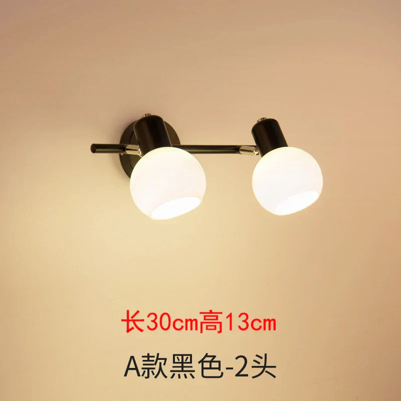 Rotatable Bathroom Mirror Light Wall Sconces, Modern LED Fixtures for Home Decor.