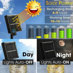 Solar LED Fairy Light String for Outdoor Christmas Garland Decoration