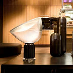 Glass Radar Shade LED Desk Lamp for Bedroom & Living Room Lighting