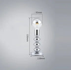 LED Desk Lamp: Stylish Bedside Table Decor Night Light for Bedroom, Bauhaus Design