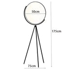 Superloon LED Floor Lamp Tripod Art White Black Nordic Living Room Lamp