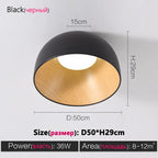 Nordic Wood Grain Ceiling Lamp for Living Room Bedroom, Minimalist Designer Art Lighting