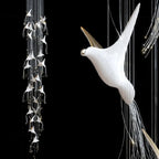 Modern Glass Ceiling Chandelier for Living Room, Hotel, Villa, and Duplex Building