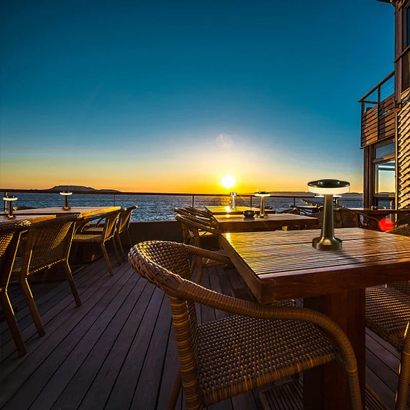 Touch LED Charging Table Lamp for Dining Hotel Bar Coffee Desk, Living Room Decor