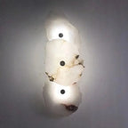 Marble LED Wall Lamp Copper Luxury Sconce for Bedroom Living Room Decor
