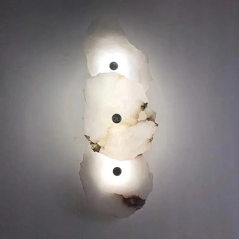 Marble LED Wall Lamp Copper Luxury Sconce for Bedroom Living Room Decor