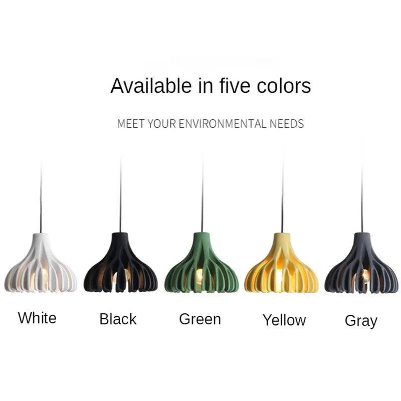 Macaron Resin Chandelier: Commercial & Nordic Pendant Lights for Restaurant, Living Room, Bedroom