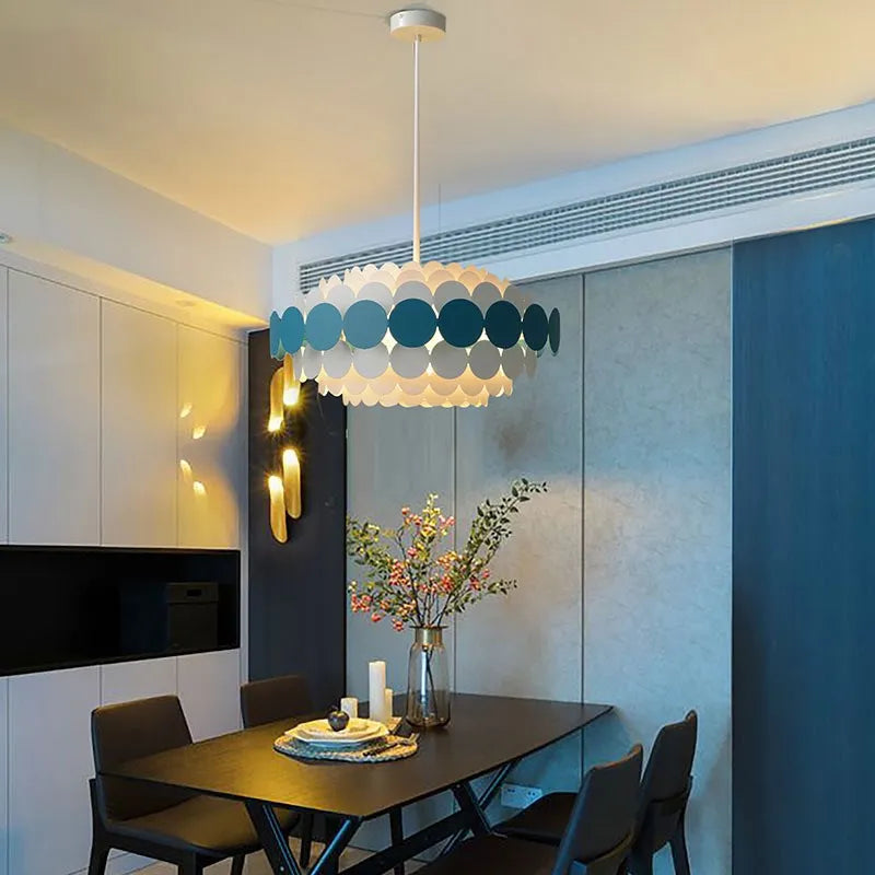 Modern Minimalist Ceiling Chandelier LED Pendant Light for Living Room Bedroom
