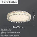 Modern Round LED Crystal Ceiling Light for Home Decor Lighting